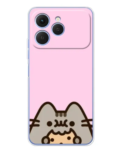 Чехол для TECNO Spark 40 с картинкой «Pusheen и печенье» Чехол для TECNO Spark 40 с картинкой «Pusheen и печенье»