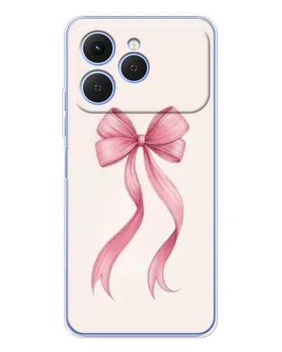 Чехол для TECNO Spark 40 с картинкой «Розовый бант»