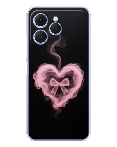 Чехол для TECNO Spark 40 с картинкой «Дымчатое сердце»