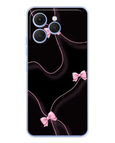 Чехол для TECNO Spark 40 с картинкой «Розовые ленты»