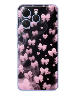 Чехол для TECNO Spark 40 с картинкой «Неоновое кружево»