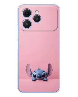 Чехол для TECNO Spark 40 с картинкой «Stitch выглядывает» Чехол для TECNO Spark 40 с картинкой «Stitch выглядывает»
