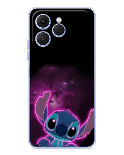 Чехол для TECNO Spark 40 с картинкой «Неоновый Stitch»