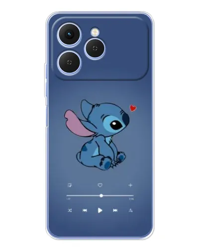 Чехол для TECNO Spark 40 с картинкой «Музыкальный Stitch»
