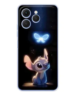 Чехол для TECNO Spark 40 с картинкой «Сияющий Стич» Чехол для TECNO Spark 40 с картинкой «Сияющий Стич»