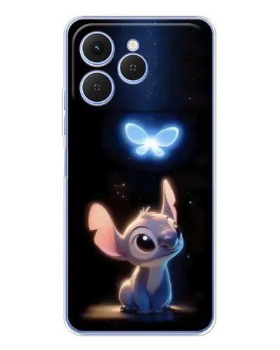 Чехол для TECNO Spark 40 с картинкой «Сияющий Стич»