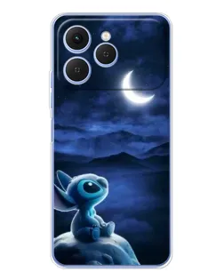 Чехол для TECNO Spark 40 с картинкой «Лунная ночь Стича» Чехол для TECNO Spark 40 с картинкой «Лунная ночь Стича»