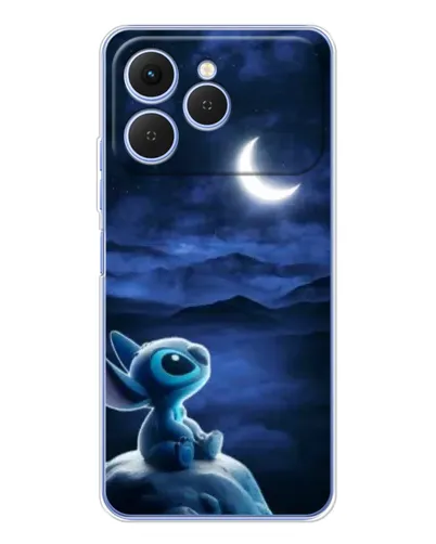 Чехол для TECNO Spark 40 с картинкой «Лунная ночь Стича»