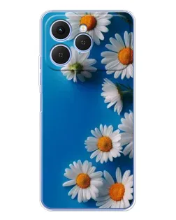 Чохол для TECNO Spark 40 з картинкою «Білосніжні маргаритки»
