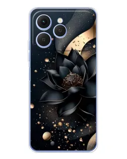 Чохол для TECNO Spark 40 з картинкою «Чорний лотос»