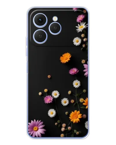 Чехол для TECNO Spark 40 с картинкой «Цветочная композиция»