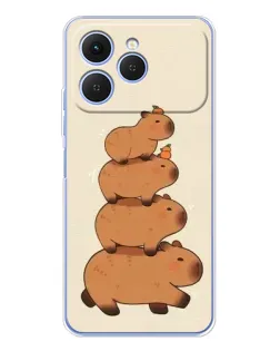 Чехол для TECNO Spark 40 с картинкой «Башня из капибар» Чехол для TECNO Spark 40 с картинкой «Башня из капибар»