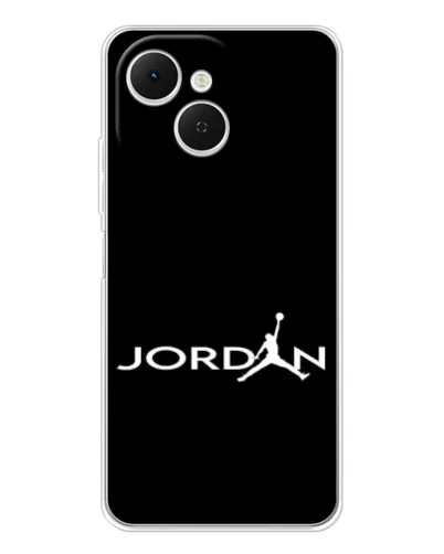 Чехол для TECNO Spark 40C с картинкой «Jordan White Logo» Чехол для TECNO Spark 40C с картинкой «Jordan White Logo»