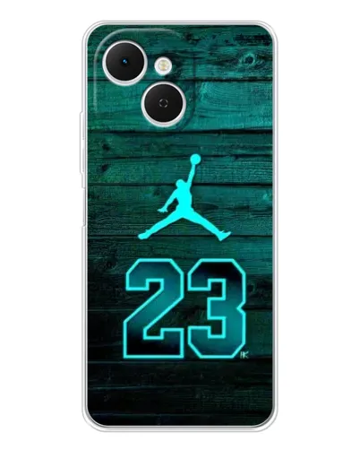 Чехол для TECNO Spark 40C с картинкой «Jordan Cyan 23» Чехол для TECNO Spark 40C с картинкой «Jordan Cyan 23»