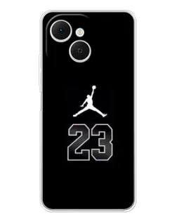 Чехол для TECNO Spark 40C с картинкой «Jordan Flight 23»