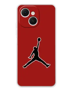 Чехол для TECNO Spark 40C с картинкой «Jordan Red Back»