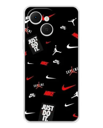 Чехол для TECNO Spark 40C с картинкой «Nike Mix Pattern» Чехол для TECNO Spark 40C с картинкой «Nike Mix Pattern»