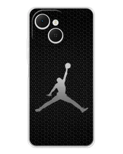 Чехол для TECNO Spark 40C с картинкой «Jordan Dark Carbon»
