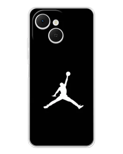 Чехол для TECNO Spark 40C с картинкой «Jordan Silhouette» Чехол для TECNO Spark 40C с картинкой «Jordan Silhouette»