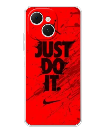 Чехол для TECNO Spark 40C с картинкой «Nike Just Do It» Чехол для TECNO Spark 40C с картинкой «Nike Just Do It»