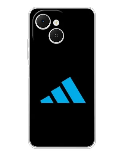 Чехол для TECNO Spark 40C с картинкой «Adidas Cyan Logo»