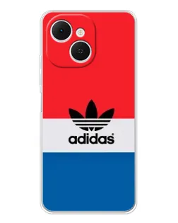 Чехол для TECNO Spark 40C с картинкой «Ретро блоки Adidas»