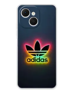Чехол для TECNO Spark 40C с картинкой «Неоновый Adidas»
