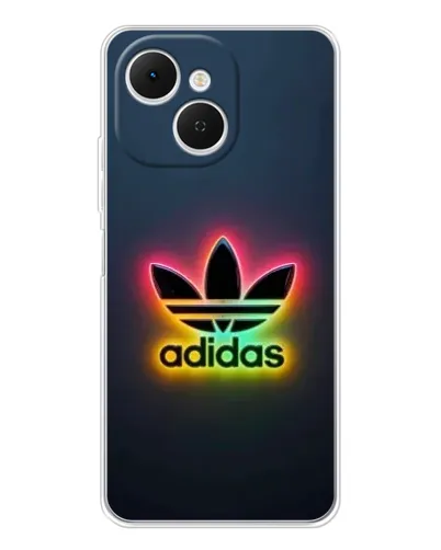 Чехол для TECNO Spark 40C с картинкой «Неоновый Adidas»