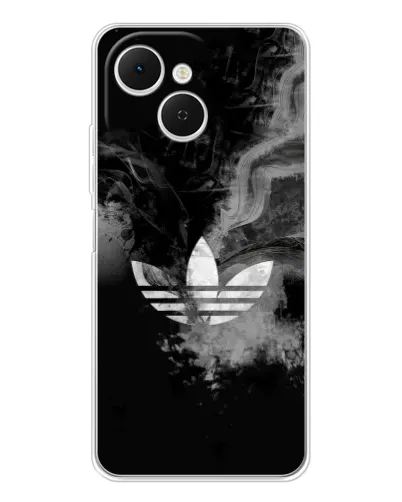Чехол для TECNO Spark 40C с картинкой «Абстрактный дым Adidas»