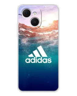 Чехол для TECNO Spark 40C с картинкой «Океанская глубина адидас»