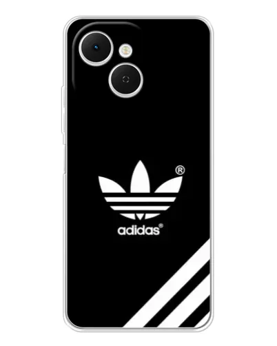 Чехол для TECNO Spark 40C с картинкой «Adidas с диагональными полосами»