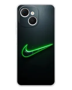 Чохол для TECNO Spark 40C з картинкою «Неоновий контур Nike»