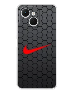 Чохол для TECNO Spark 40C з картинкою «Nike — карбонова сітка» Чохол для TECNO Spark 40C з картинкою «Nike — карбонова сітка»