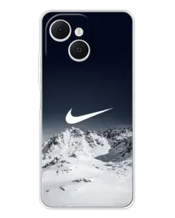 Чехол для TECNO Spark 40C с картинкой «Nike — зимние горы»