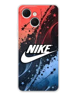 Чехол для TECNO Spark 40C с картинкой «Градиентный принт Найк»
