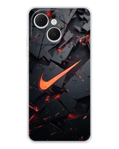 Чехол для TECNO Spark 40C с картинкой «Nike — эффект разломов» Чехол для TECNO Spark 40C с картинкой «Nike — эффект разломов»