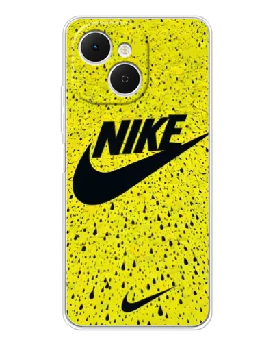 Чехол для TECNO Spark 40C с картинкой «Желтый текстурный Nike» Чехол для TECNO Spark 40C с картинкой «Желтый текстурный Nike»