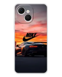 Чехол для TECNO Spark 40C с картинкой «Nike и суперкар»