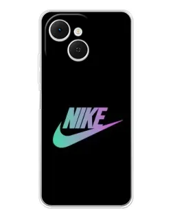 Чехол для TECNO Spark 40C с картинкой «Nike — городская ночь»