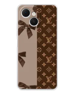 Чехол для TECNO Spark 40C с картинкой «Louis Vuitton — банты»