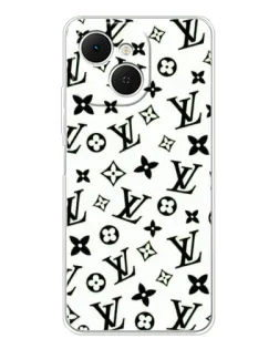 Чехол для TECNO Spark 40C с картинкой «Монохромный хаос LV»