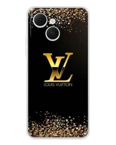 Чехол для TECNO Spark 40C с картинкой «LV — золотые искры» Чехол для TECNO Spark 40C с картинкой «LV — золотые искры»