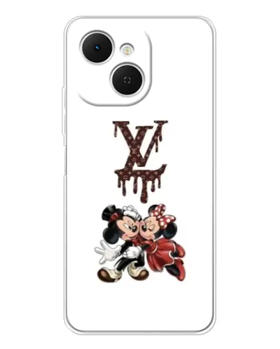 Чехол для TECNO Spark 40C с картинкой «LV и Микки Маус» Чехол для TECNO Spark 40C с картинкой «LV и Микки Маус»