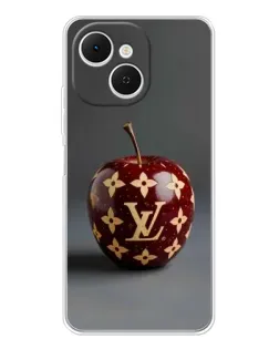 Чехол для TECNO Spark 40C с картинкой «Красное яблоко LV»