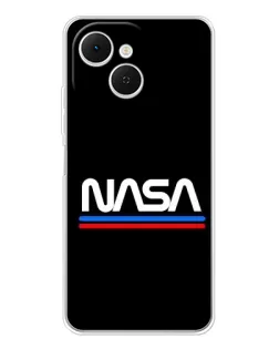 Чохол для TECNO Spark 40C з картинкою «NASA — класика Red Blue» Чохол для TECNO Spark 40C з картинкою «NASA — класика Red Blue»