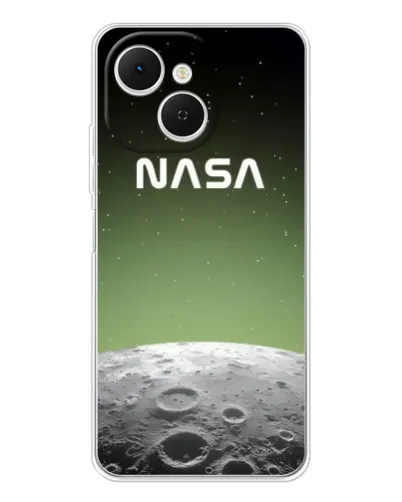 Чехол для TECNO Spark 40C с картинкой «NASA — лунный градиент»