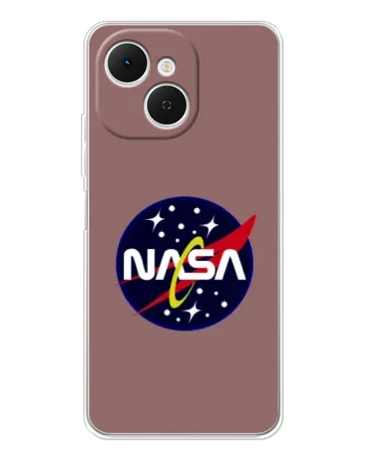 Чехол для TECNO Spark 40C с картинкой «NASA — ретро космос»