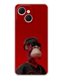 Чохол для TECNO Spark 40C з картинкою «Bored Ape в червоному» Чохол для TECNO Spark 40C з картинкою «Bored Ape в червоному»