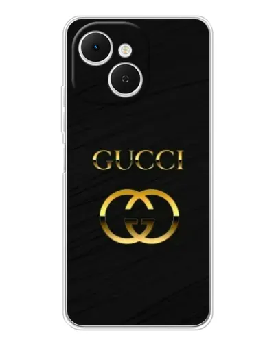 Чехол для TECNO Spark 40C с картинкой «Золотой логотип Gucci» Чехол для TECNO Spark 40C с картинкой «Золотой логотип Gucci»