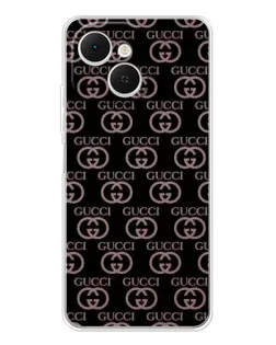 Чехол для TECNO Spark 40C с картинкой «Классическая монограмма Gucci»